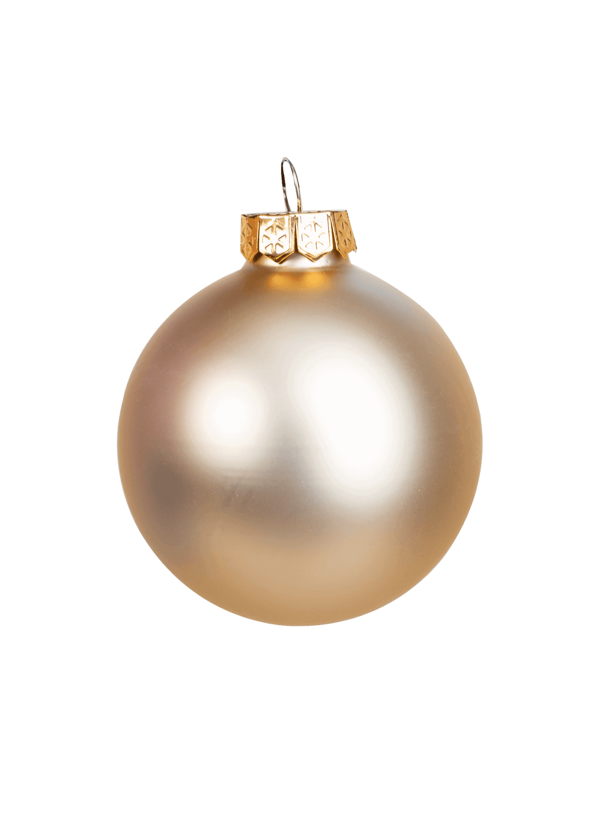 Christbaumkugel-Mix Gold matt/glitzernd, 45-tlg. (Ø 6 cm)