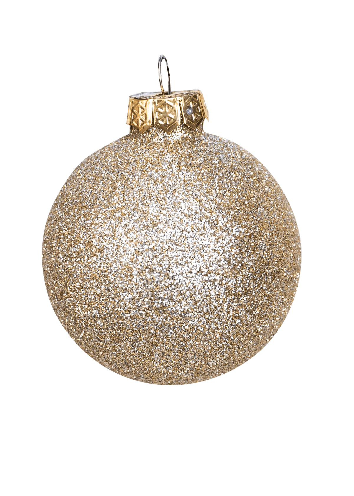 Christbaumkugel-Mix Gold matt/glitzernd, 45-tlg. (Ø 6 cm)