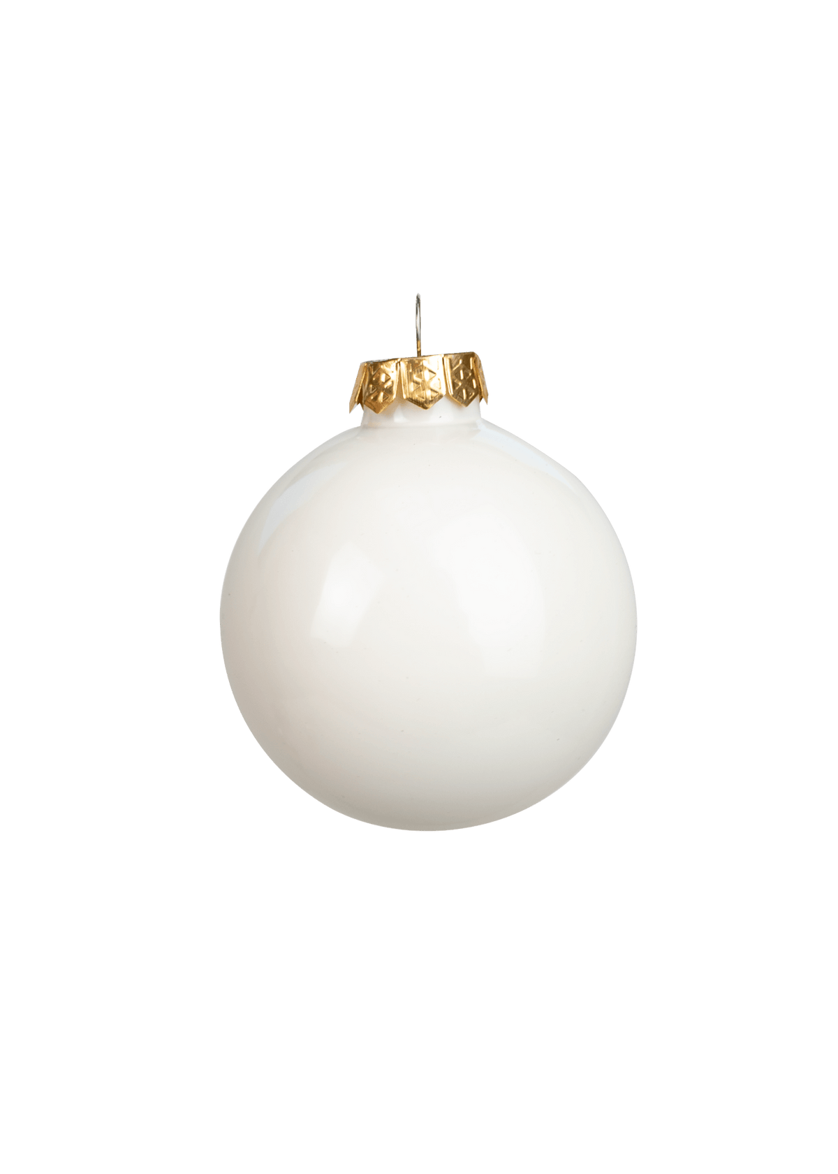 Christbaumkugel-Mix Wollweiss 20-tlg. (Ø 6 cm)