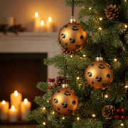 Christbaumkugeln „Wild Glam“ 12-tlg. (Ø 8 cm)