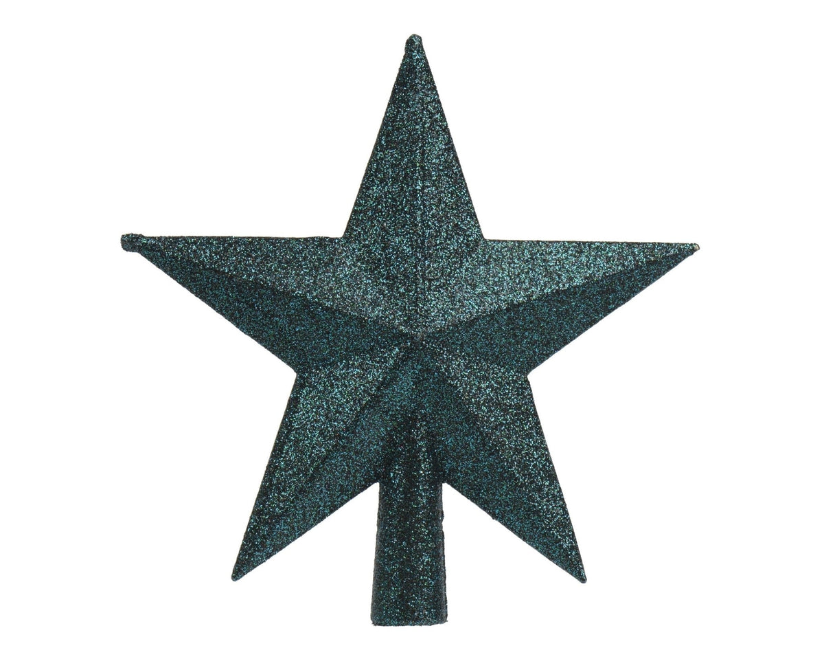 Christbaumspitze Stern Smaragd (19 cm)