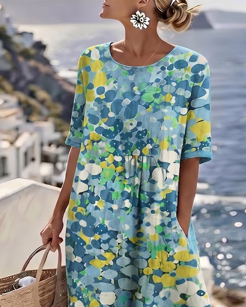 Coco | Loose Printed Dress