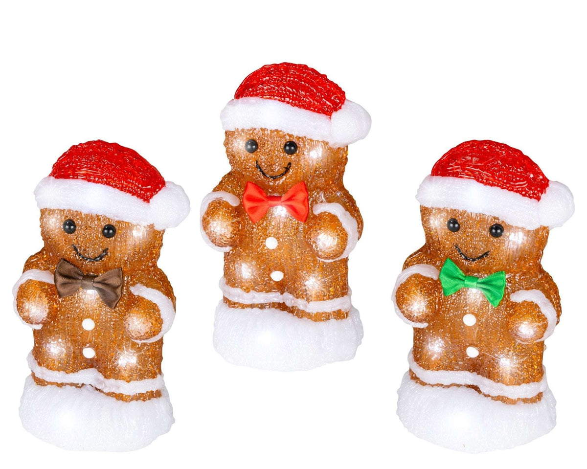 Dekofiguren „Ginger Glow“ 3er-Set (16 x 10 x 9,5 cm)