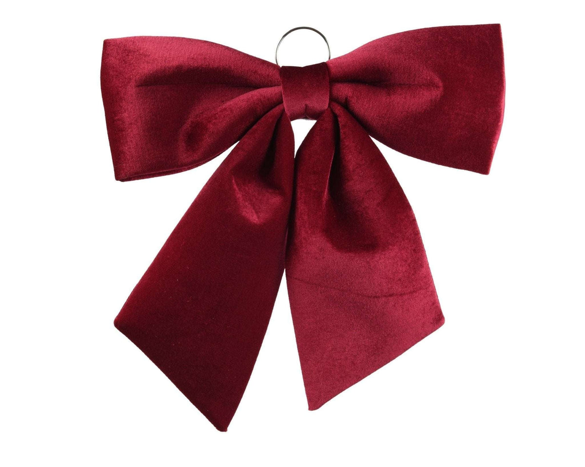 Dekoschleife Bordeaux klein (52 x 48 x 2 cm)