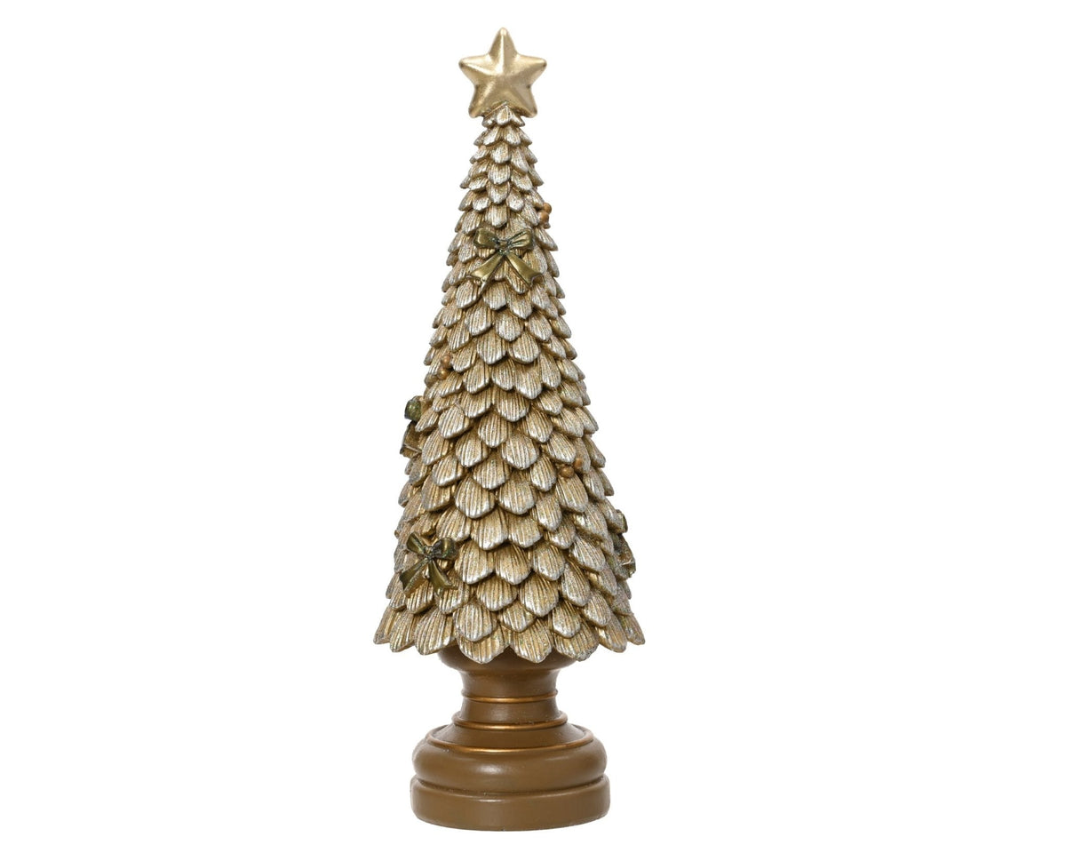 Goldene Dekobäume - Sparset, 23 cm und 36 cm