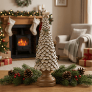 Deko-Weihnachtsbaum Gold klein (23 x 10 x 10 cm)