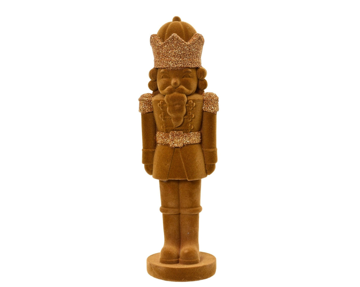 Dekofigur Nussknacker Karamell klein (26 x 8 x 7 cm)