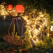 Solarbetriebene Feen-Lichterkette für Garten und Terrasse