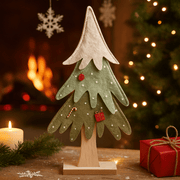 Filztannenbaum Winterzauber Grün (27 cm)