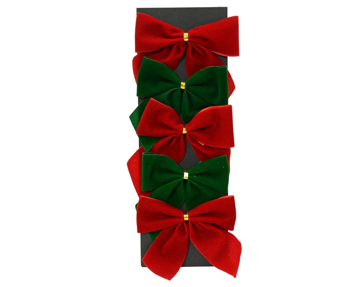 Geschenkschleifen-Mix 5 Stück (9 x 8 cm)