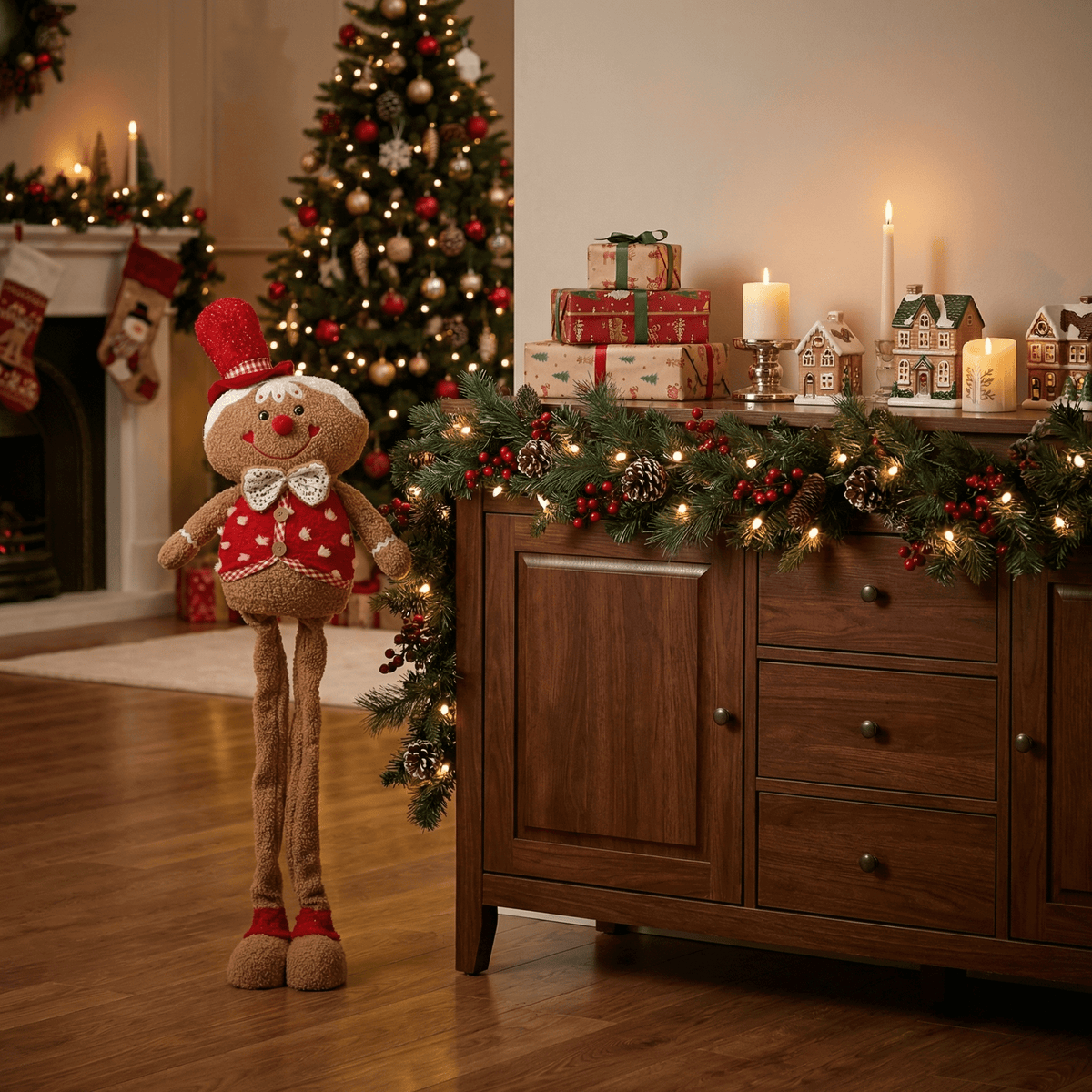 Gingerbread-Buddy „Ginger Tall“ ausziehbar 86 cm bis 120 cm