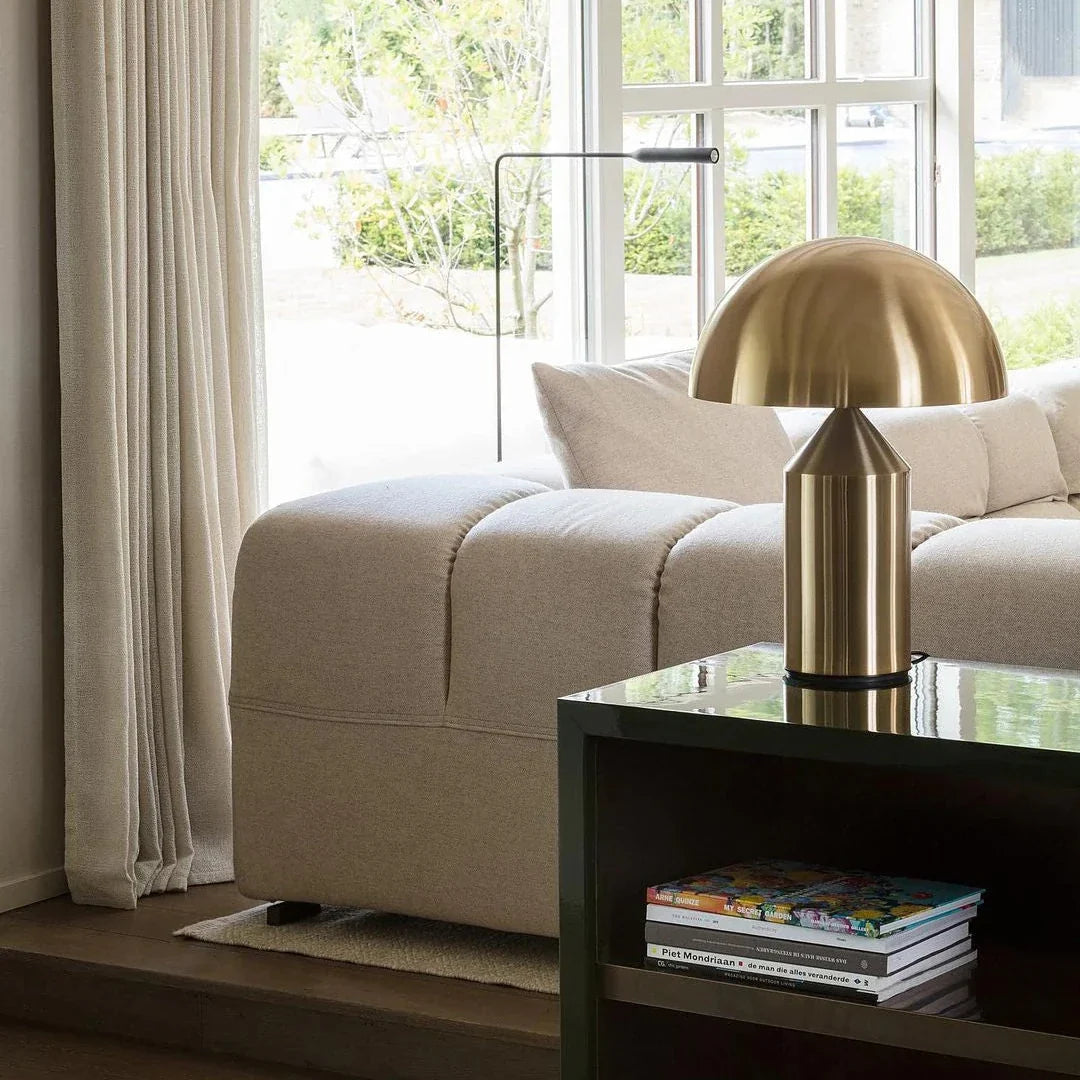 Aurelia™ Tischlampe mit dimmbarer LED in modernem Pilz-Design