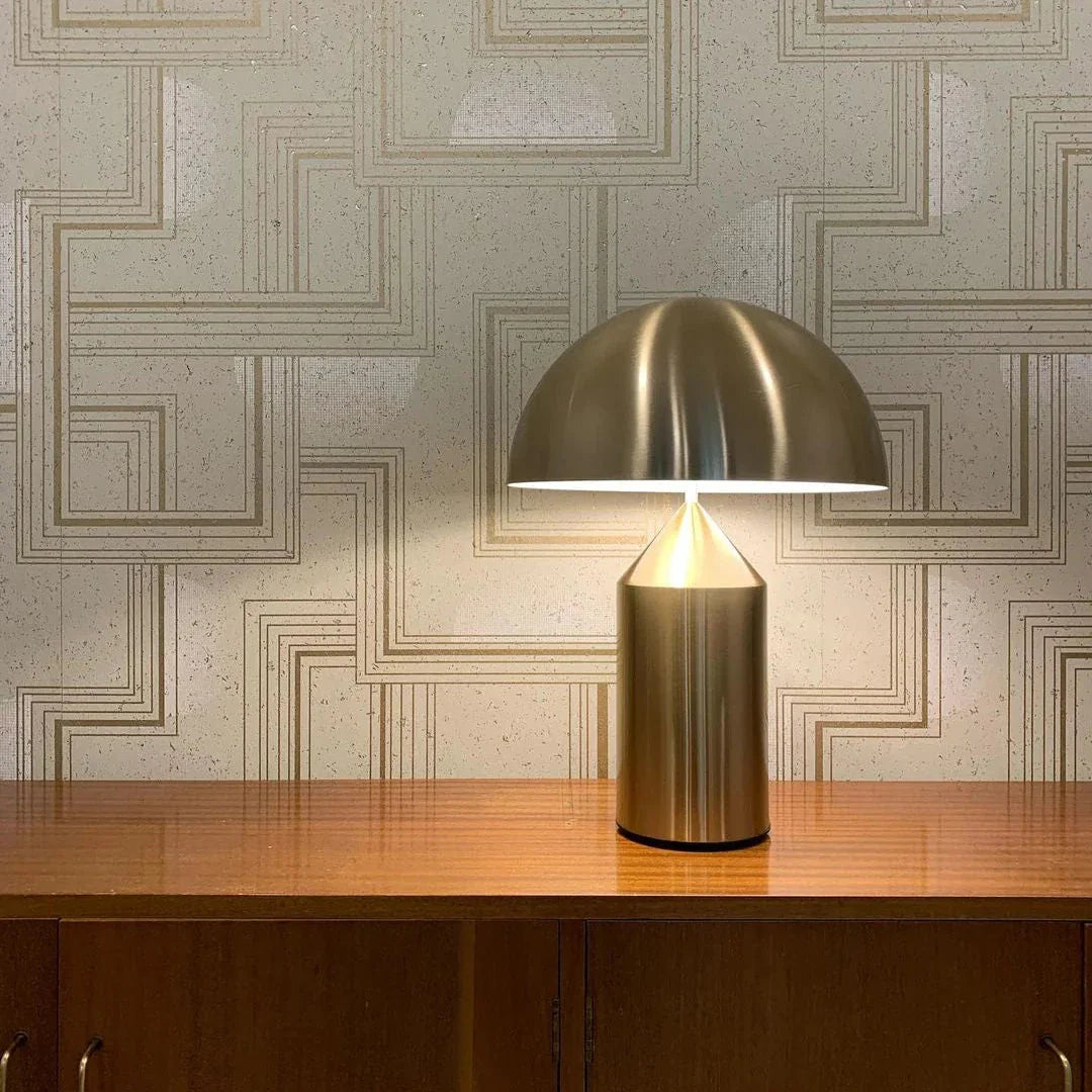Aurelia™ Tischlampe mit dimmbarer LED in modernem Pilz-Design