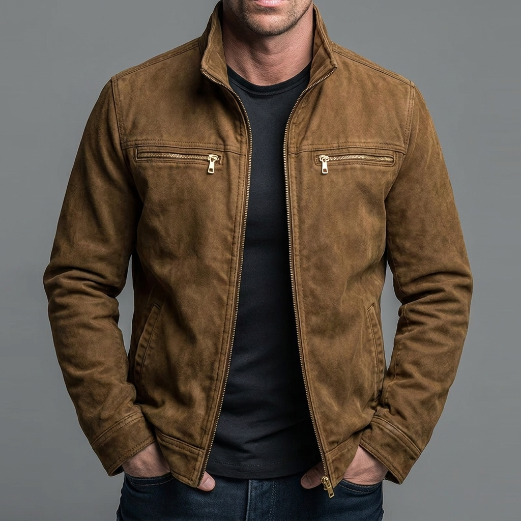 Cazel | Vintage cotton jacket with zip closure