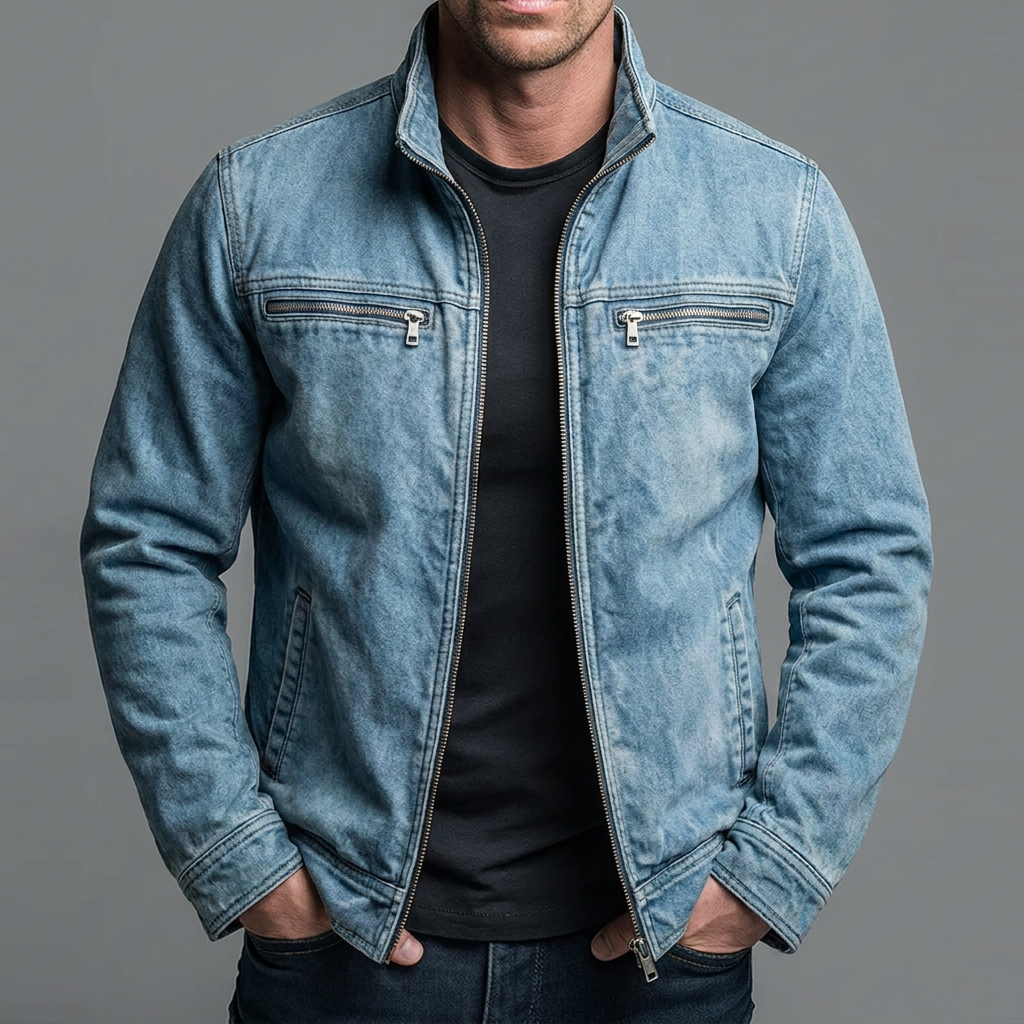 Cazel | Vintage cotton jacket with zip closure
