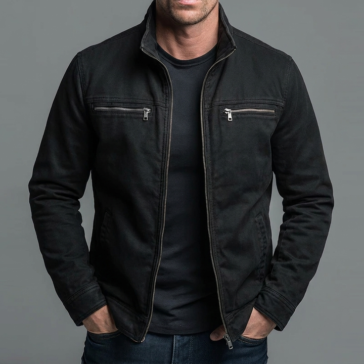 Cazel | Vintage cotton jacket with zip closure