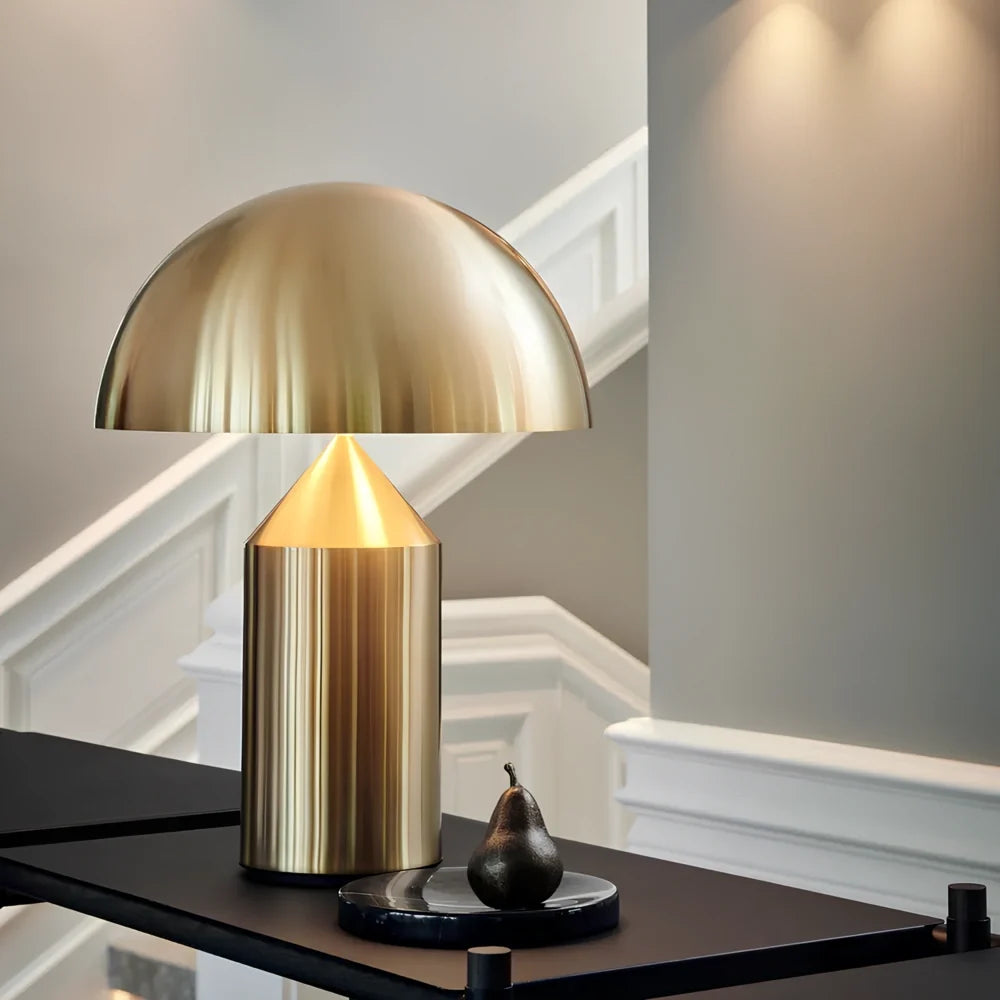 Aurelia™ Tischlampe mit dimmbarer LED in modernem Pilz-Design