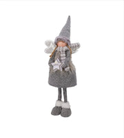 LED-Weihnachtsengel „Silver Glow“ (67 cm)