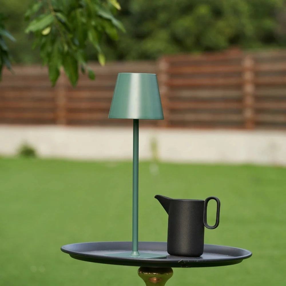 Große dimmbare Tischlampe mit Akku und Touch-Steuerung