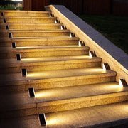Solarbetriebene LED-Treppenlichter für Außenbereich