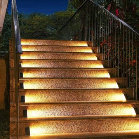 Solarbetriebene LED-Treppenlichter für Außenbereich