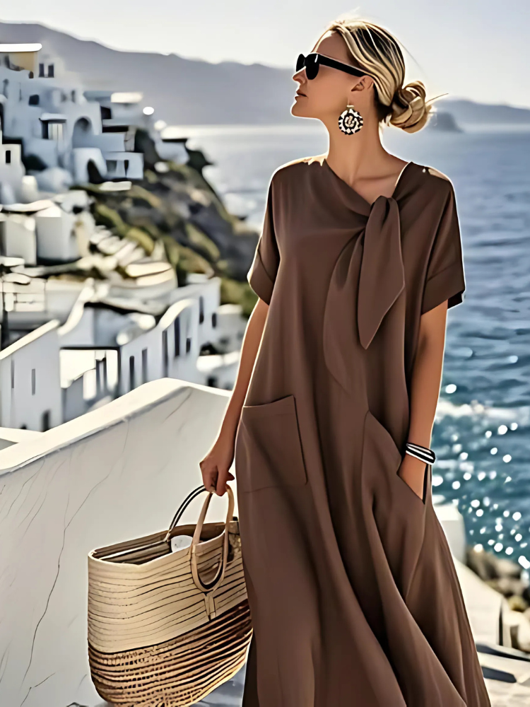 Alena™ | Elegant Dress with Pockets