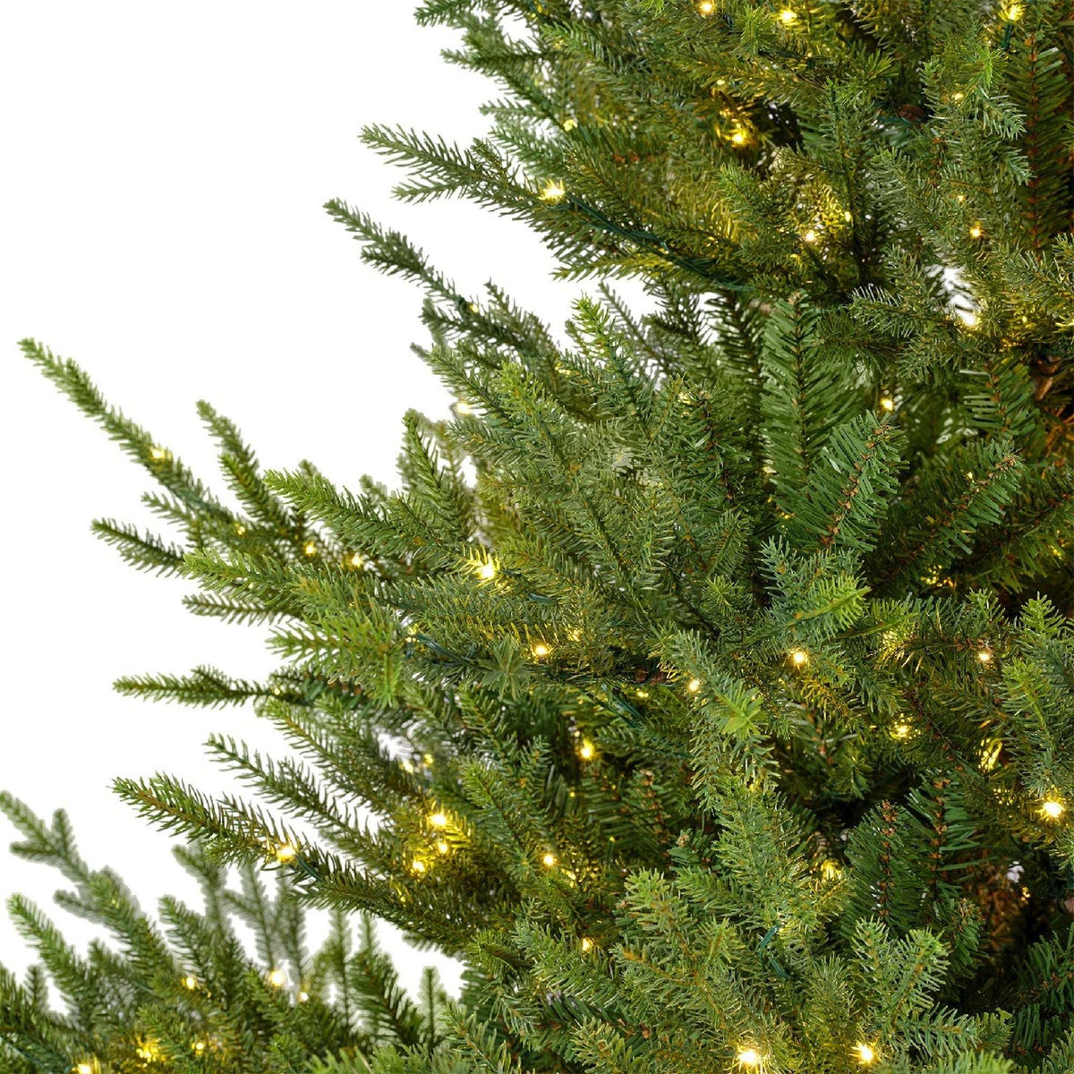 Premium Norway Tanne mit warmweißer Beleuchtung – 240 cm