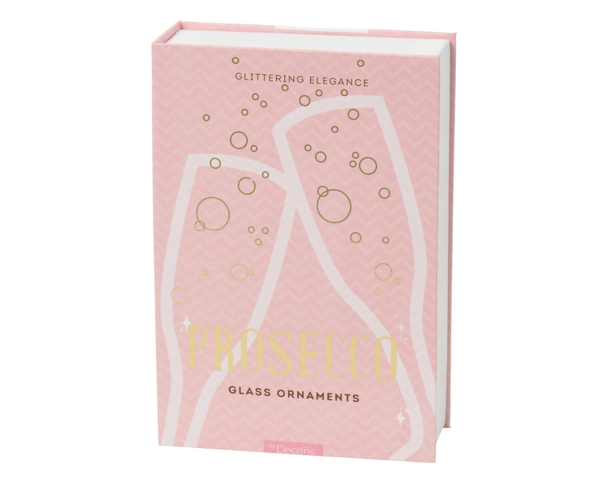 Proseccoglas-Baumschmuck Geschenkedition 4-tlg.
