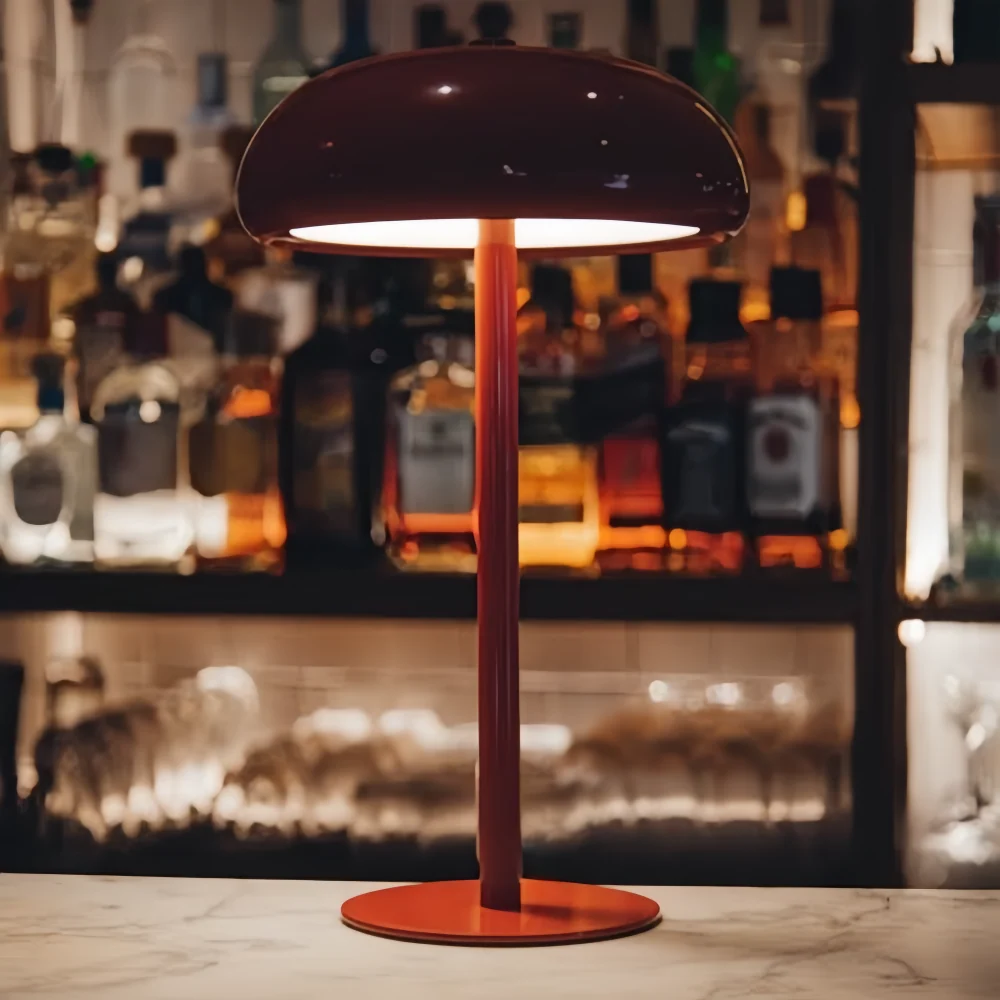 Retro Tischlampe mit Touch-Steuerung und Akku