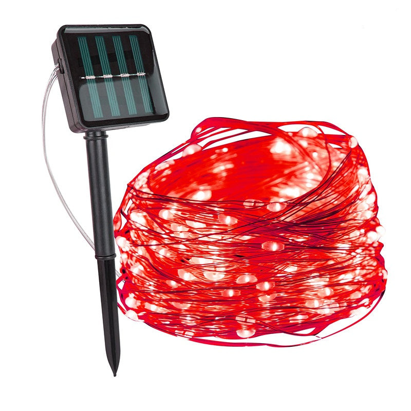 Solarbetriebene Feen-Lichterkette für Garten und Terrasse
