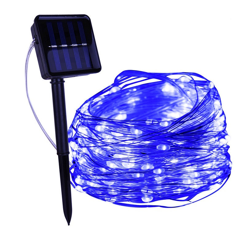 Solarbetriebene Feen-Lichterkette für Garten und Terrasse