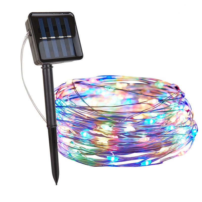 Solarbetriebene Feen-Lichterkette für Garten und Terrasse