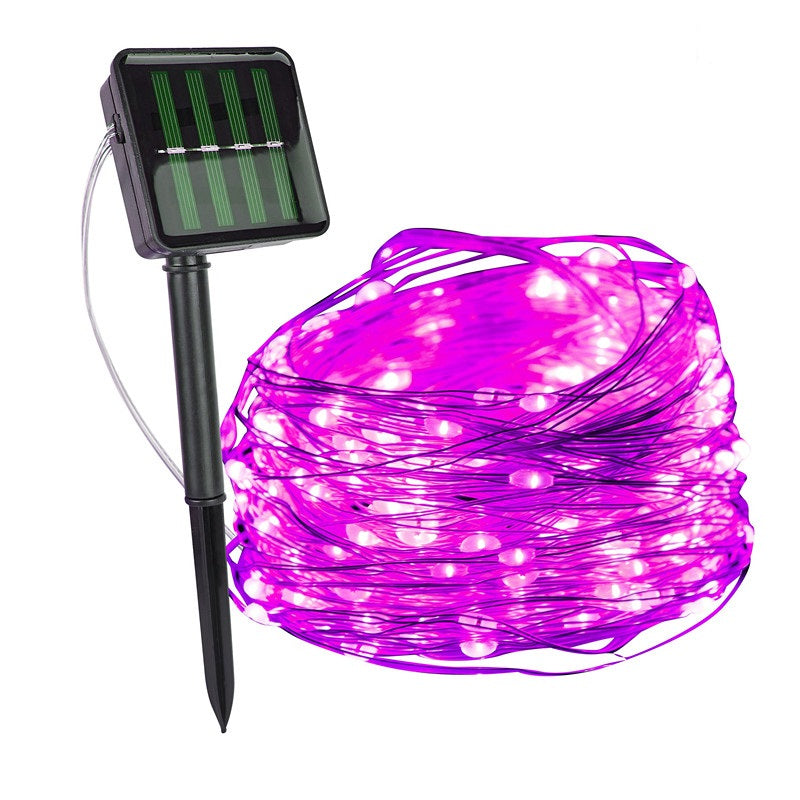Solarbetriebene Feen-Lichterkette für Garten und Terrasse