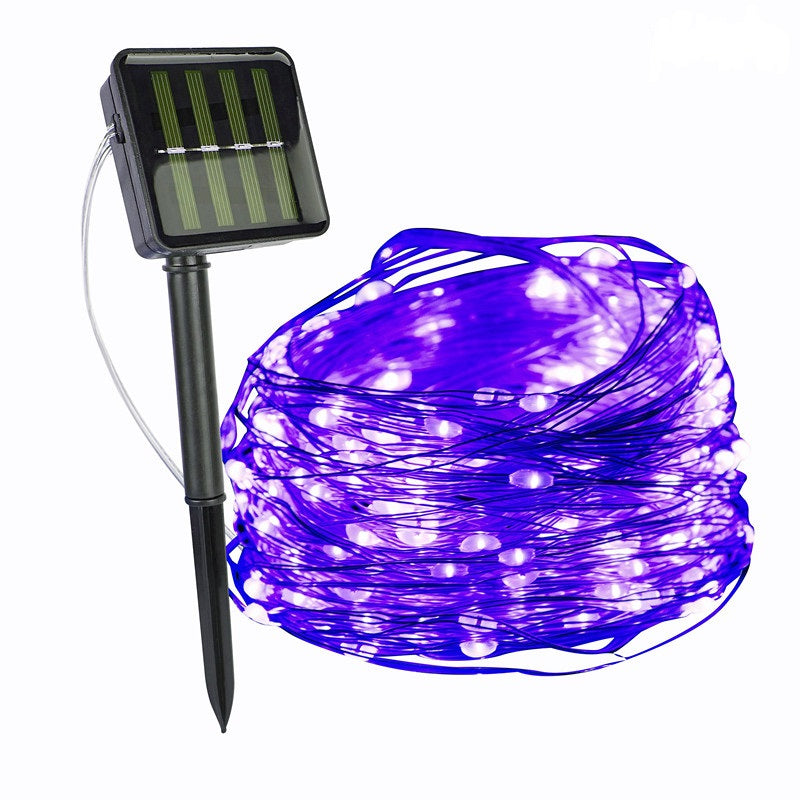 Solarbetriebene Feen-Lichterkette für Garten und Terrasse
