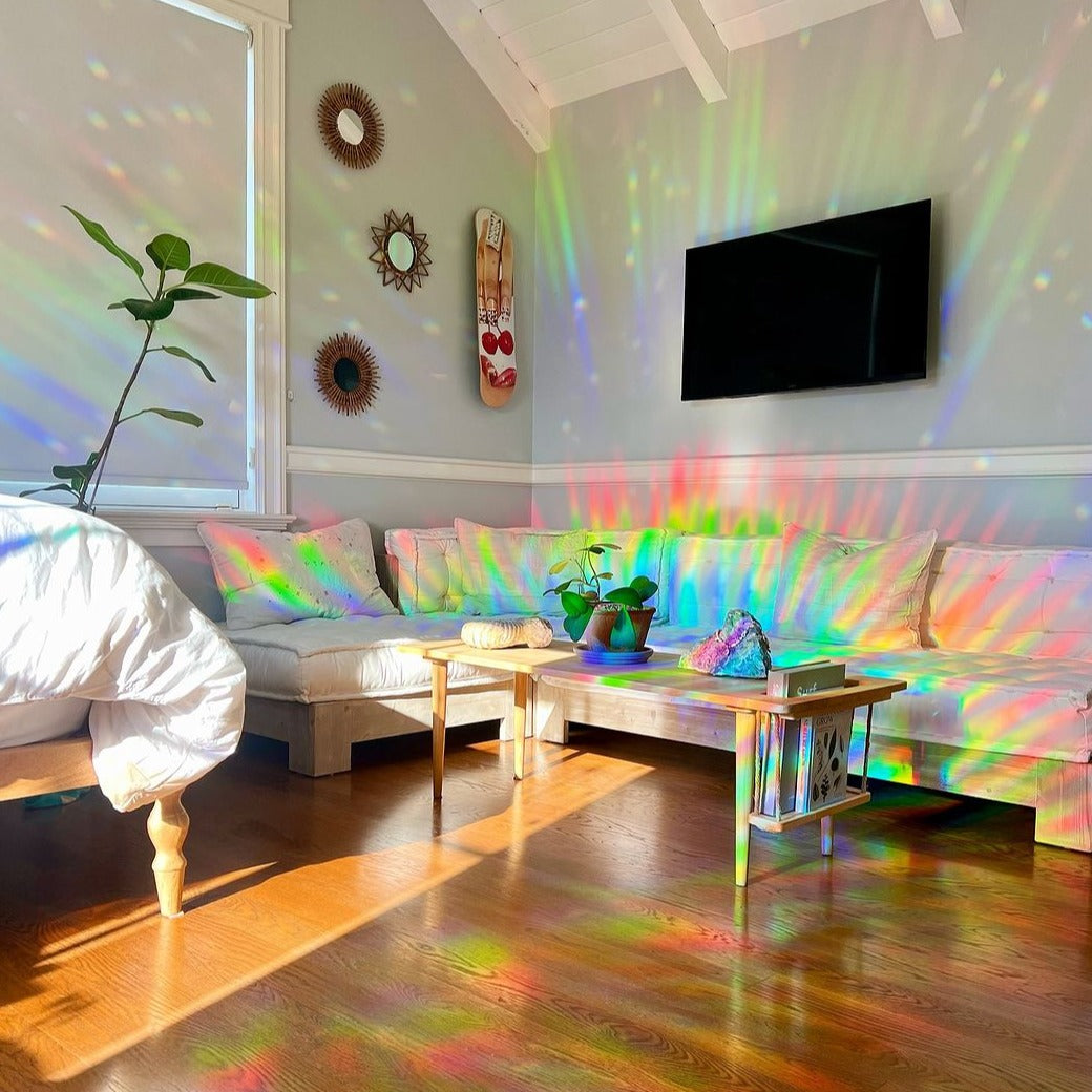 Sonnenfänger Fensteraufkleber für bunte Lichtreflexe