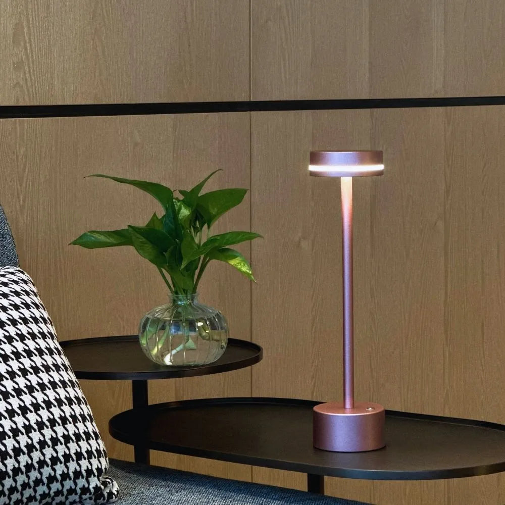 Kosmische Eleganz LED-Tischlampe mit Akku und Touch-Dimmer