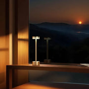 Kosmische Eleganz LED-Tischlampe mit Akku und Touch-Dimmer