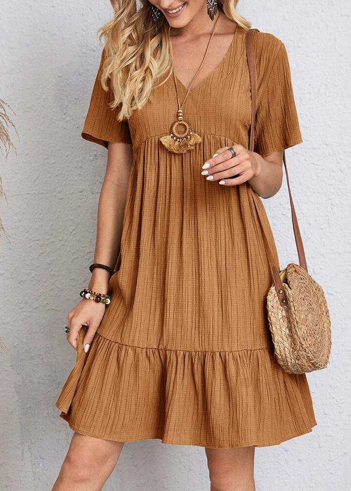 Enora - Elegant tummy flattering dress