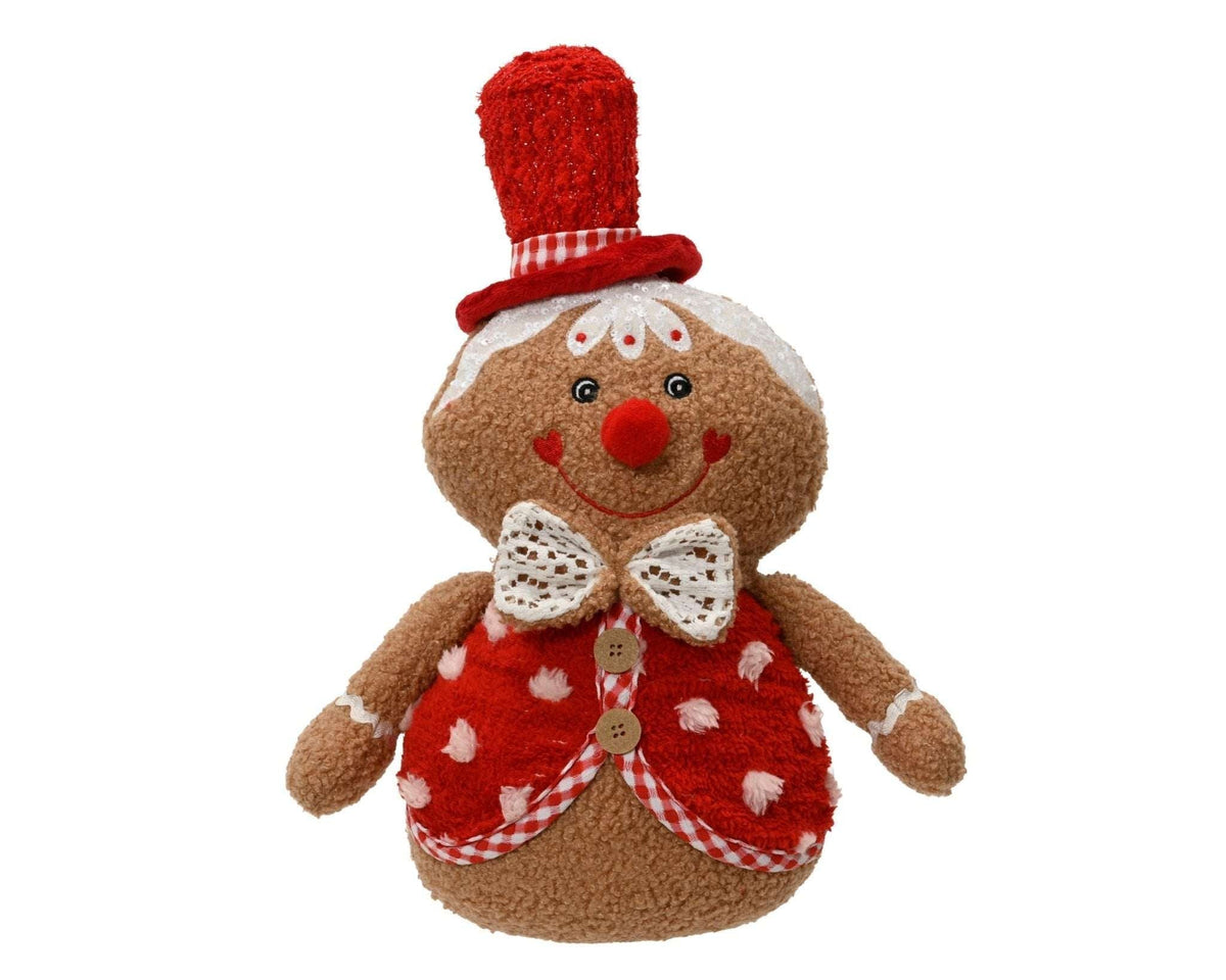 Große Lebkuchenlieblinge – Sparset mit Christmas Buddy „Ginger Tall“ und Türstopper „Gingerbread“