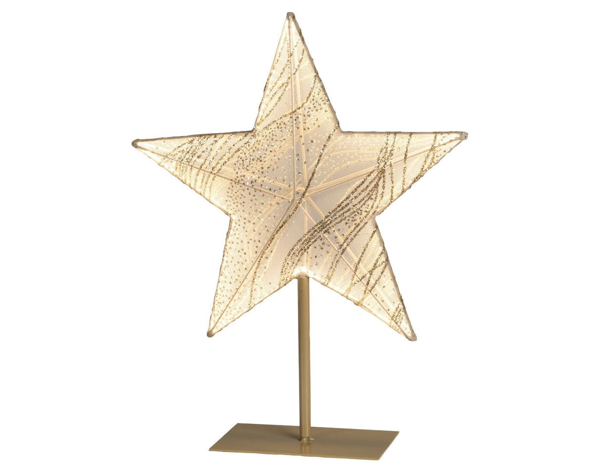 Weihnachtsstern mit LED-Beleuchtung (50 x 38 x 11 cm)