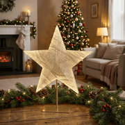 Weihnachtsstern mit LED-Beleuchtung (68 x 58 x 13 cm)