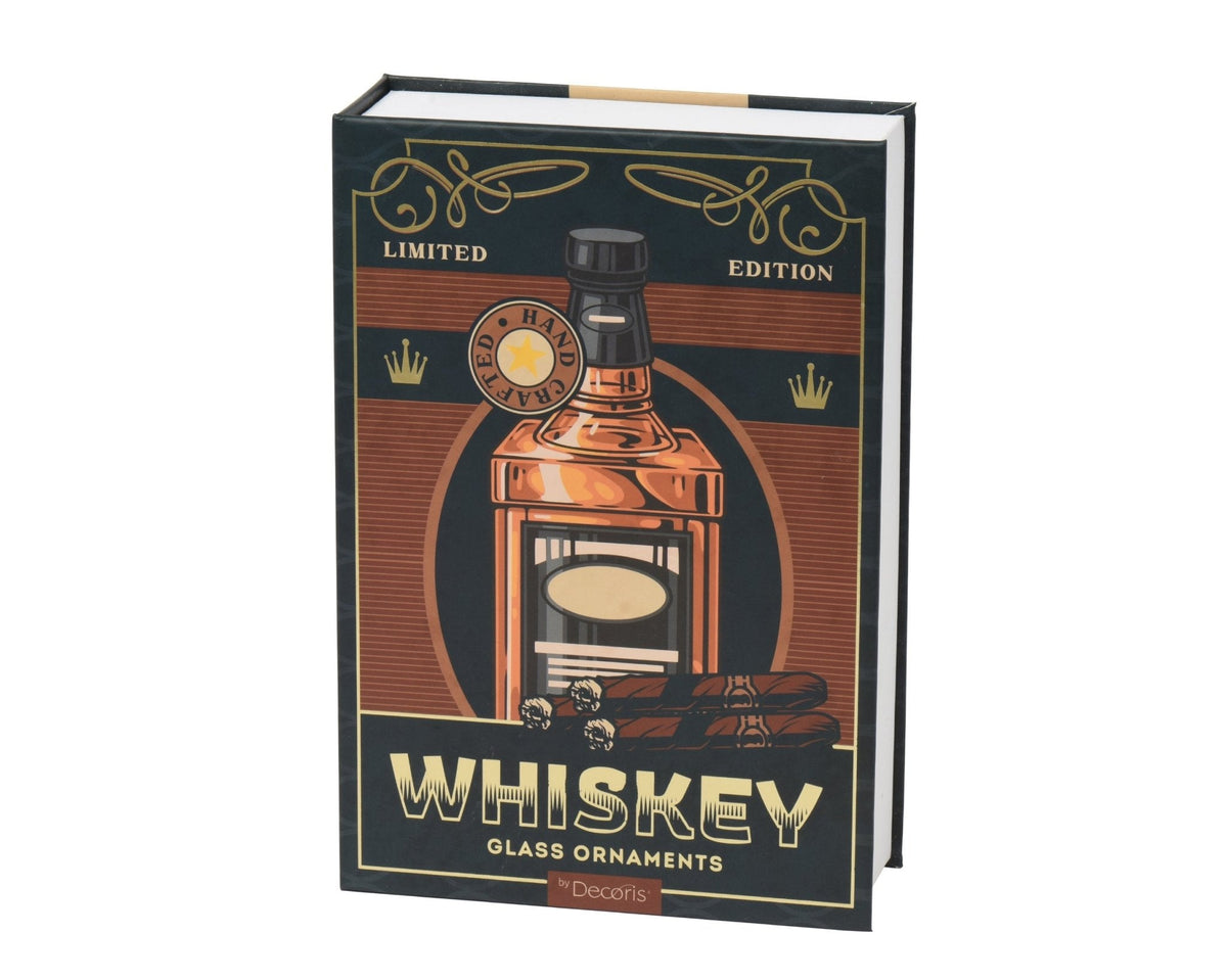 Whiskeyglas-Baumschmuck–Geschenkedition 4-tlg.