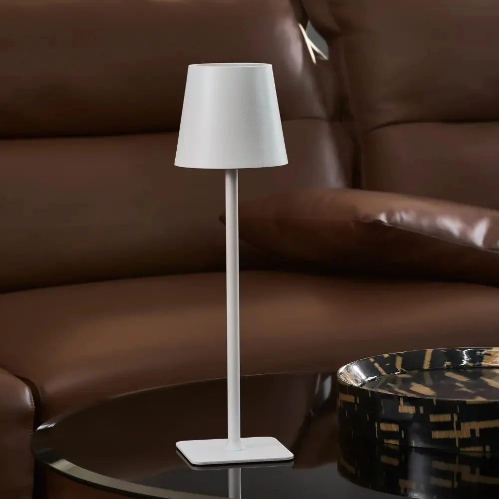 Große dimmbare Tischlampe mit Akku und Touch-Steuerung