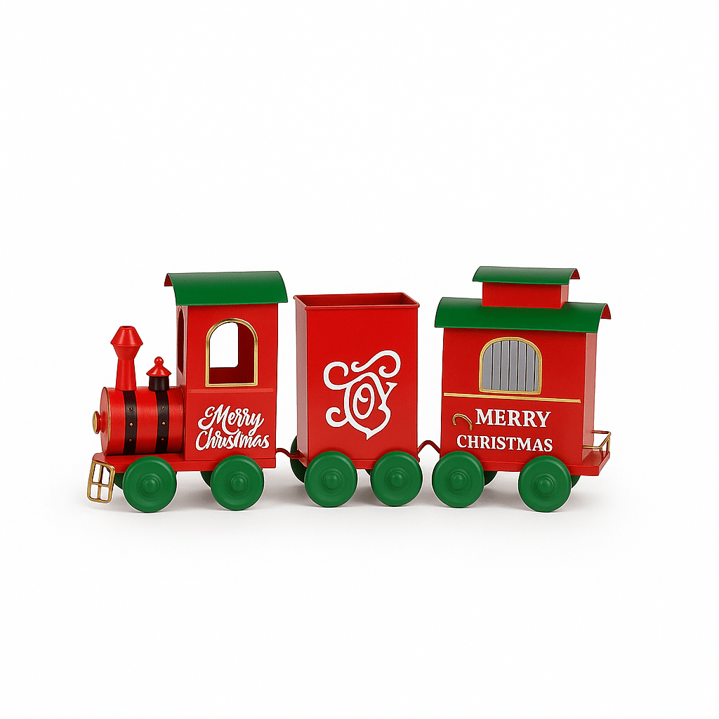 Nostalgischer Weihnachtszug - X-Mas Train 55 cm