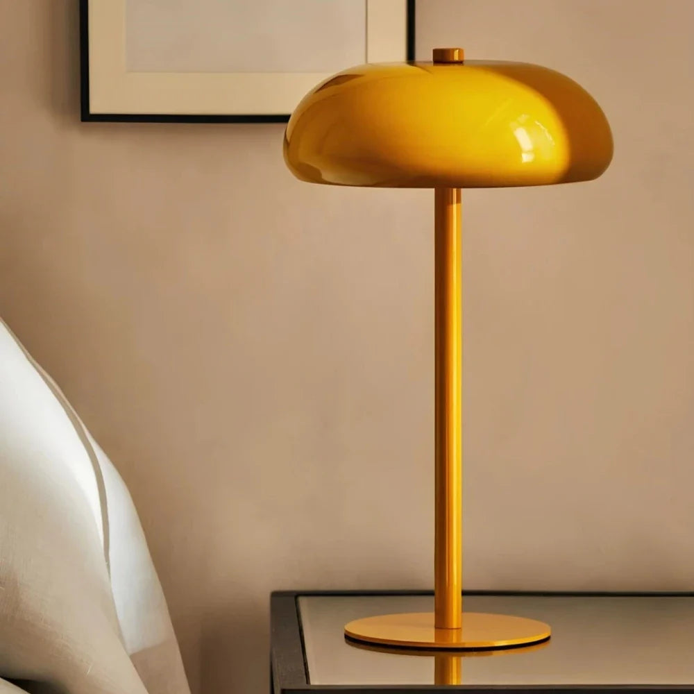Retro Tischlampe mit Touch-Steuerung und Akku