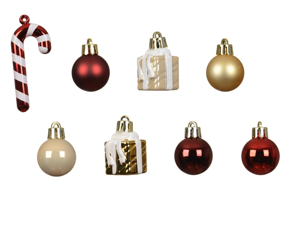 Zuckerstangen Weihnachtsanhänger 11-tlg. (3 cm)
