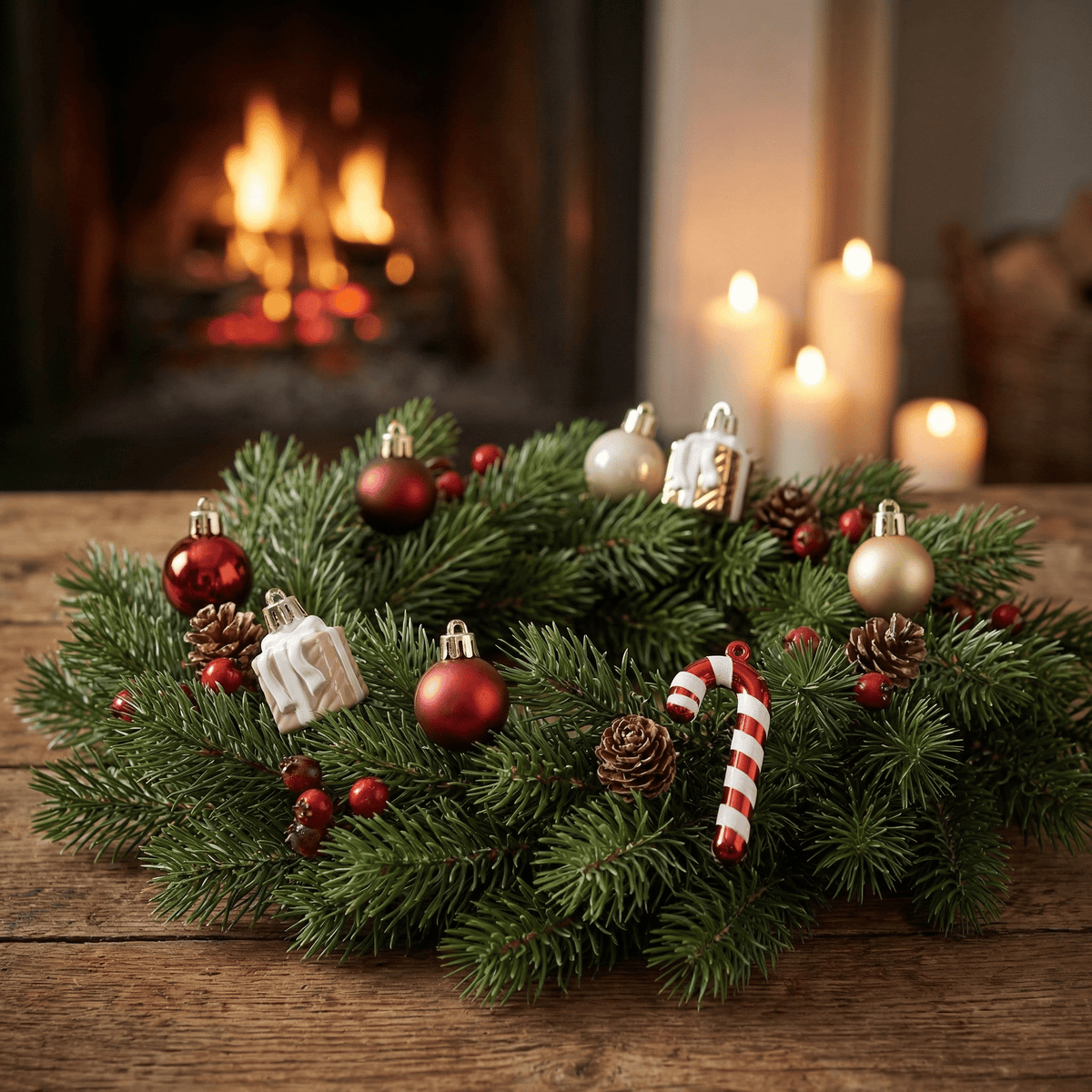 Zuckerstangen Weihnachtsanhänger 11-tlg. (3 cm)